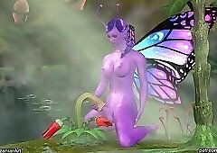 Dickgirl butterfly walking fucking alien