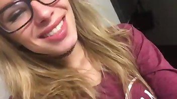 Girl caresses herself snapchat