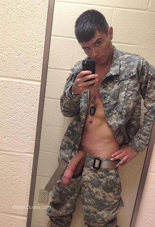 Tall military guys naked free