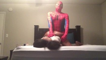 Spider fucks booty ebony