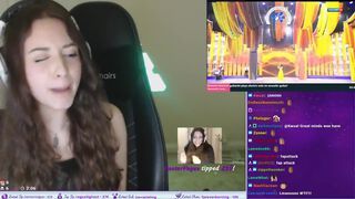 SWEET ANITA TOURETTES CUMS TO FAV STREAMER.