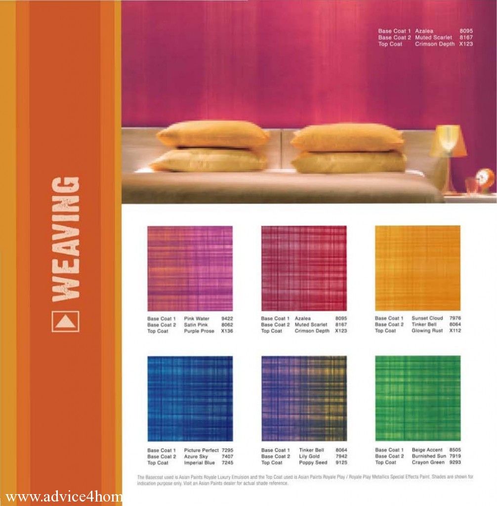 Asian paints color card