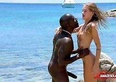 Hoover reccomend yang white blowjob cock on beach