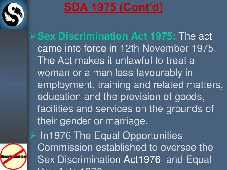 best of Act Employment sex discrimination