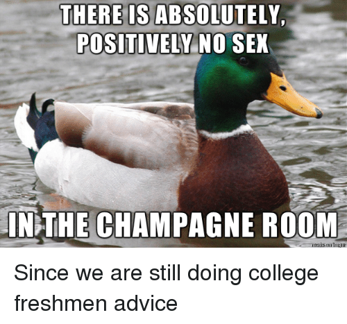 No sex in the champagn room