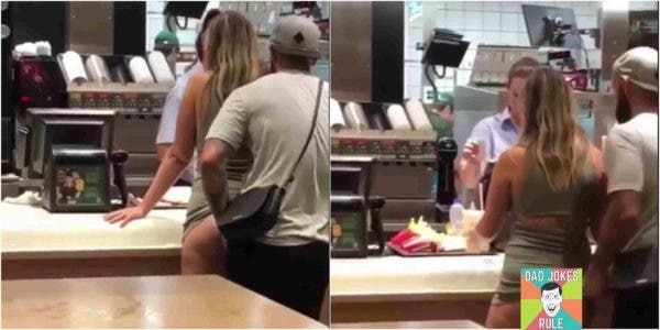 Couple having sex with food