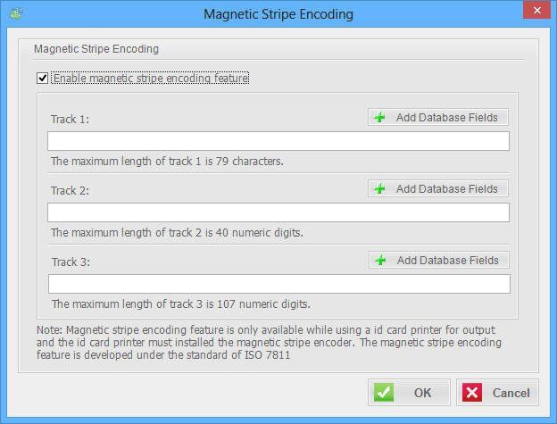 Database to magnetic strip