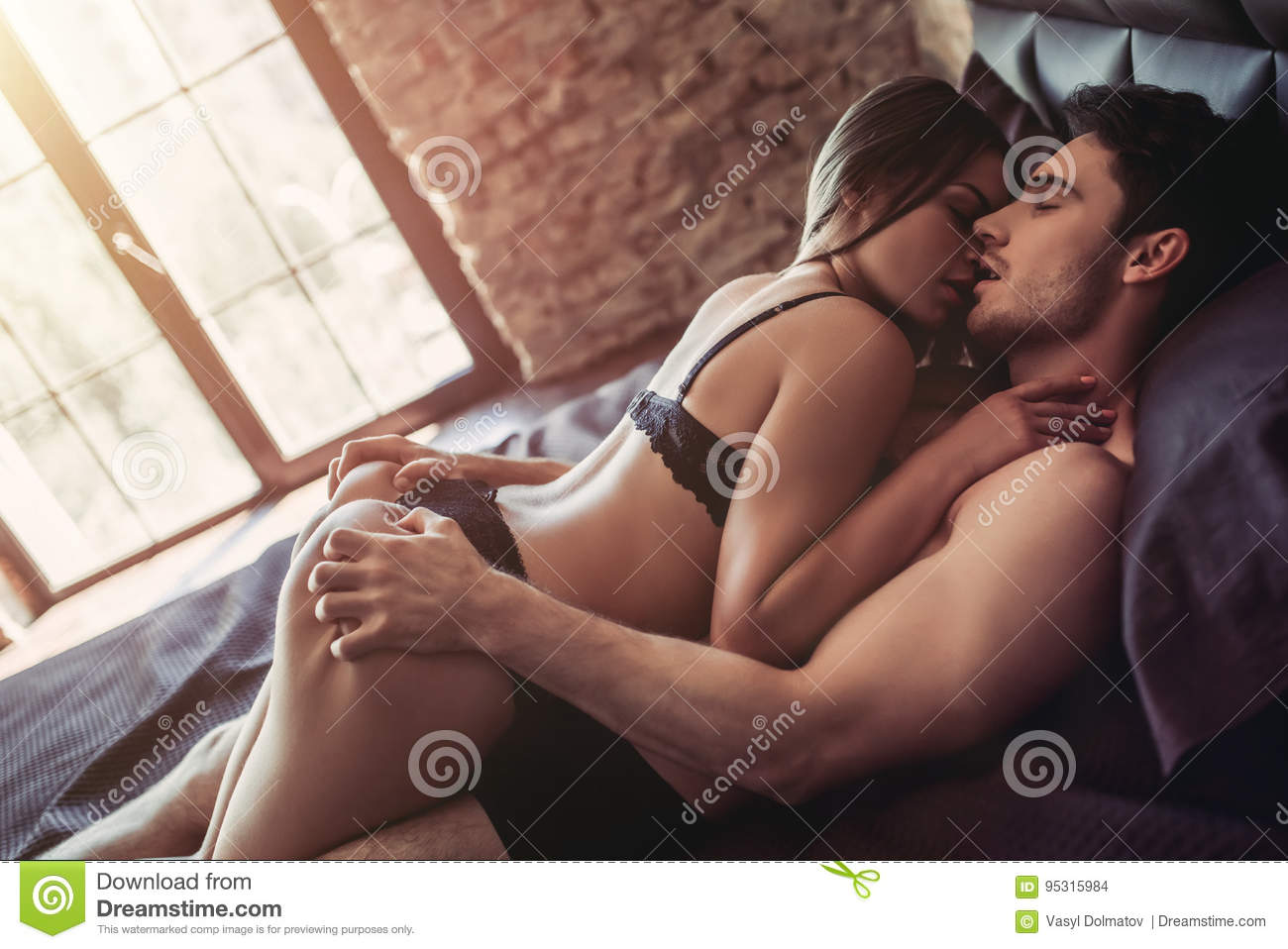 Boys having sex in bed with there girlfriends