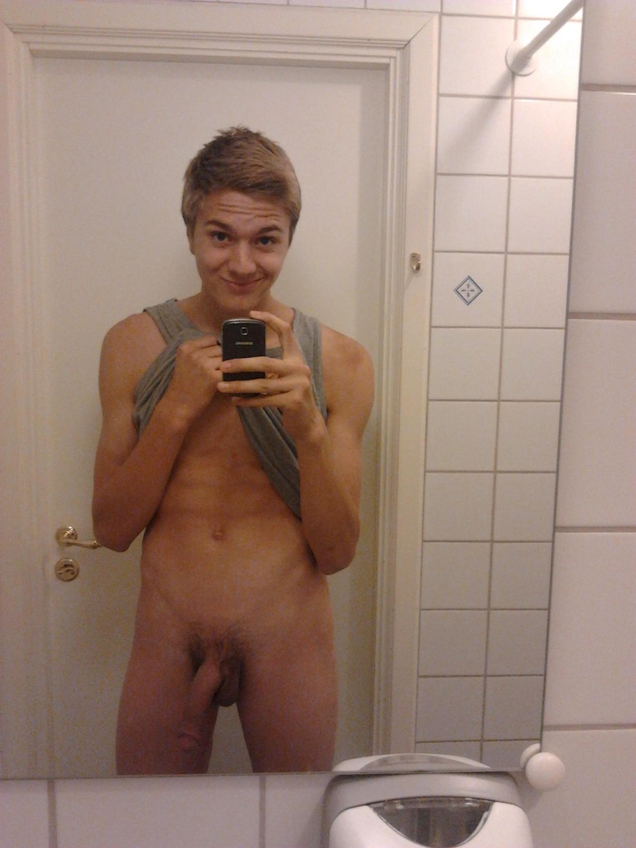 best of In naked mirror guy young Hot