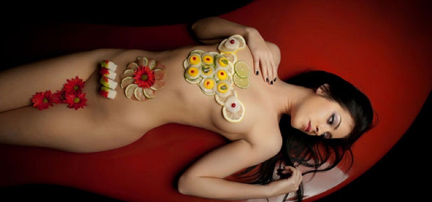 best of Naked women on Sushi